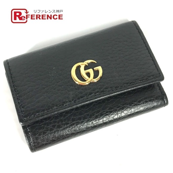 Gucci black key Marmont GG leather case - Picture 1 of 9